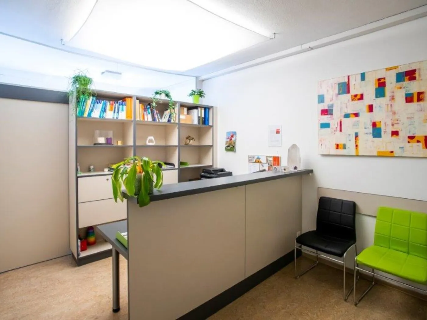 Empfang der Praxis Physio-Griesgasse in Salzburg