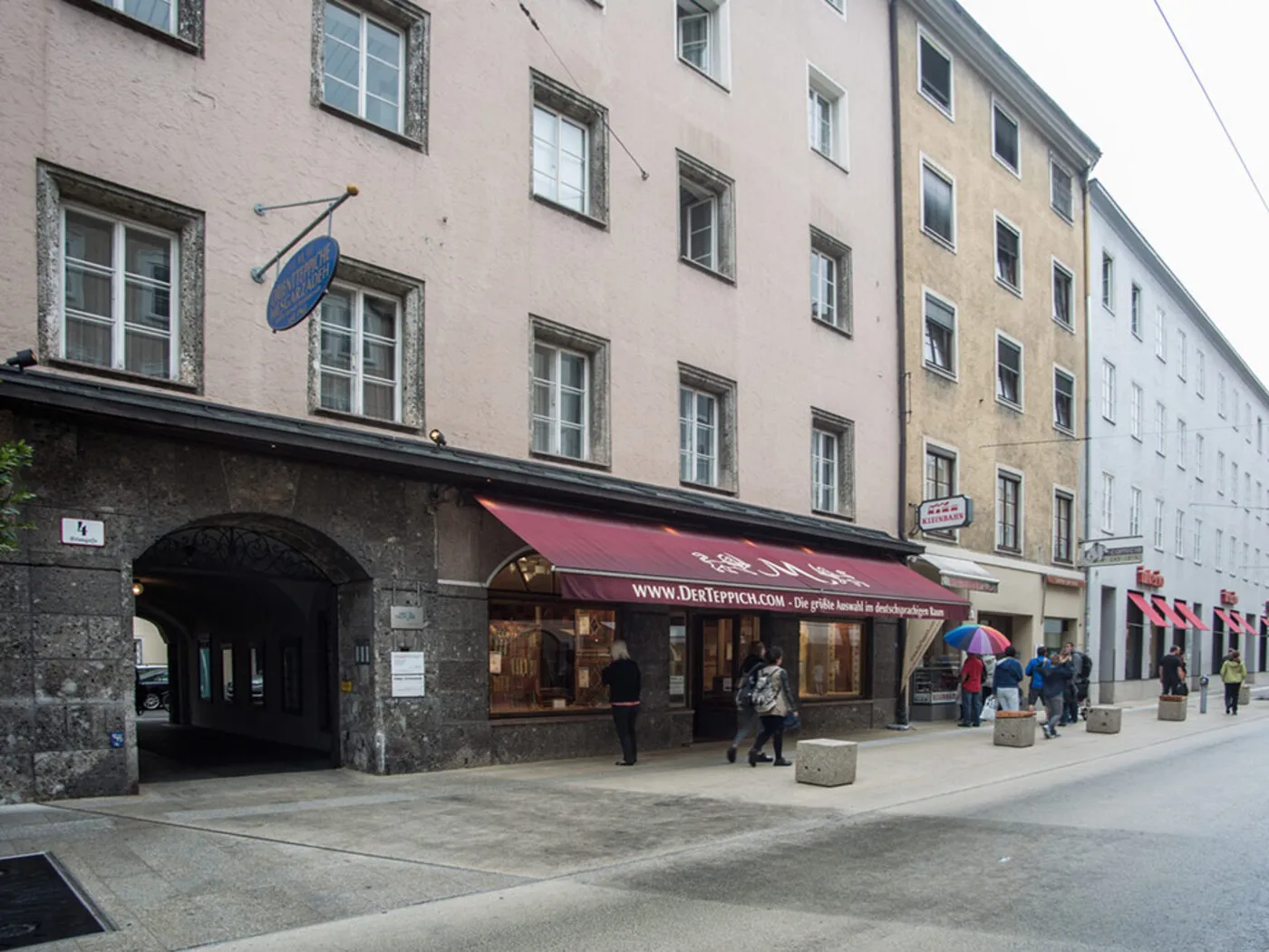 Hauseingang Griesgasse 4 in der Salzburger Altstadt